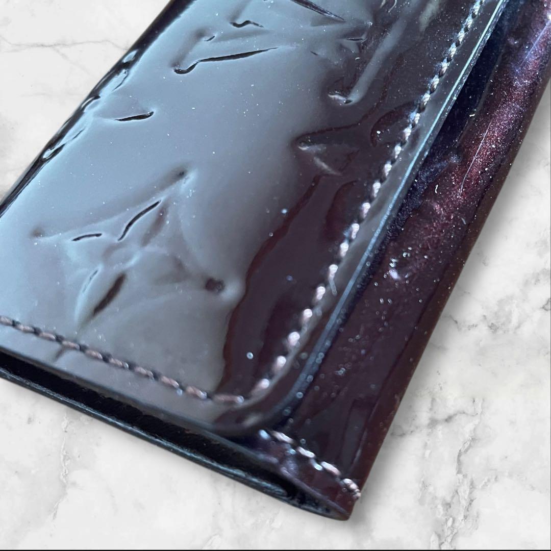 【美品】LOUIS VUITTONヴェルニ　キーケース　ブラウン