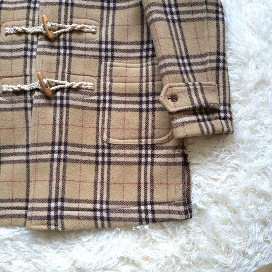 希少✨ヴァンヂャケット　ダッフルコート　チェック　総柄　ブラウン