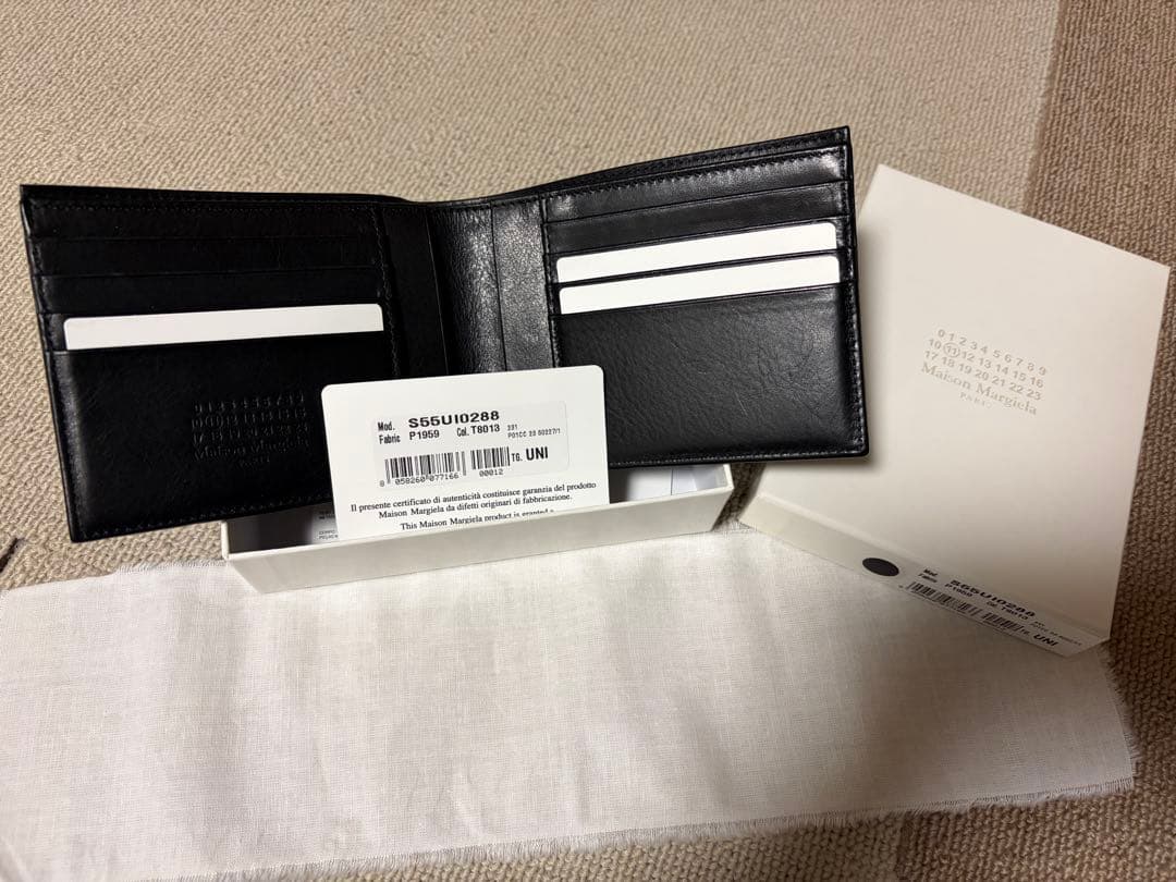 Maison Margiela レザー 二つ折り財布 マルジェラ