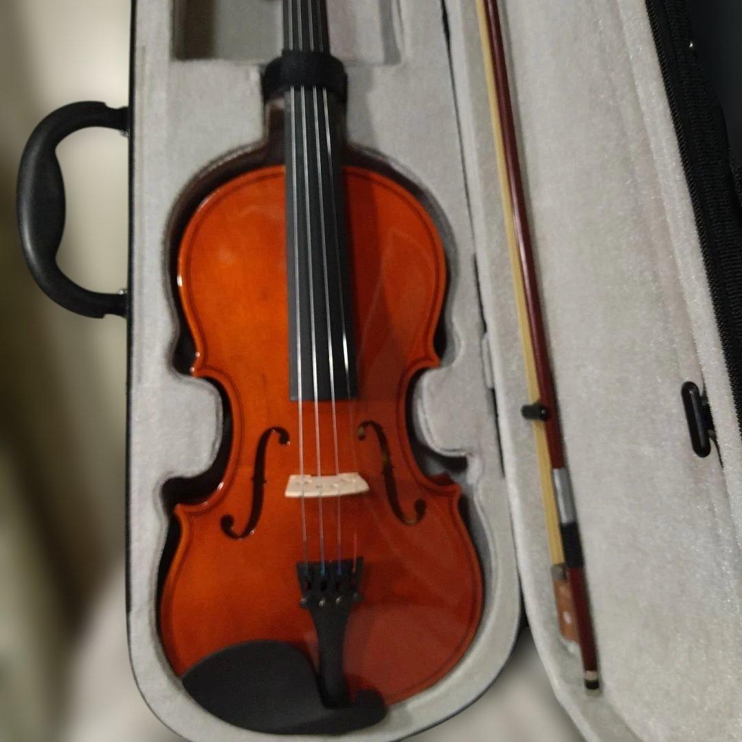 ♥新品未使用バイオリン4/4』♥初心者大人用♥メンテ済み♥弓、ケ―ス、松脂付き