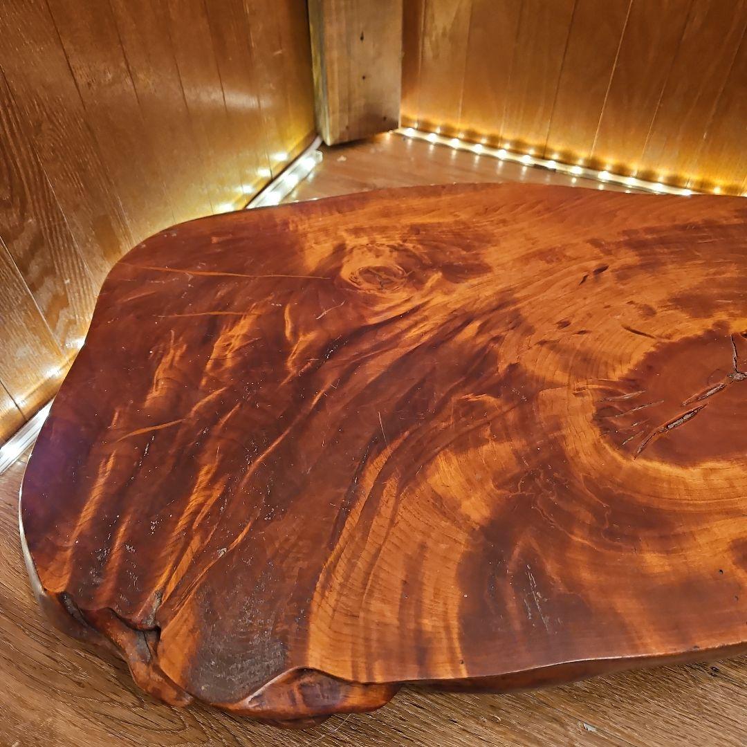 世界遺産 屋久杉 ハンドメイド 台 花台 ディスプレイ台 無垢天然木 一点もの