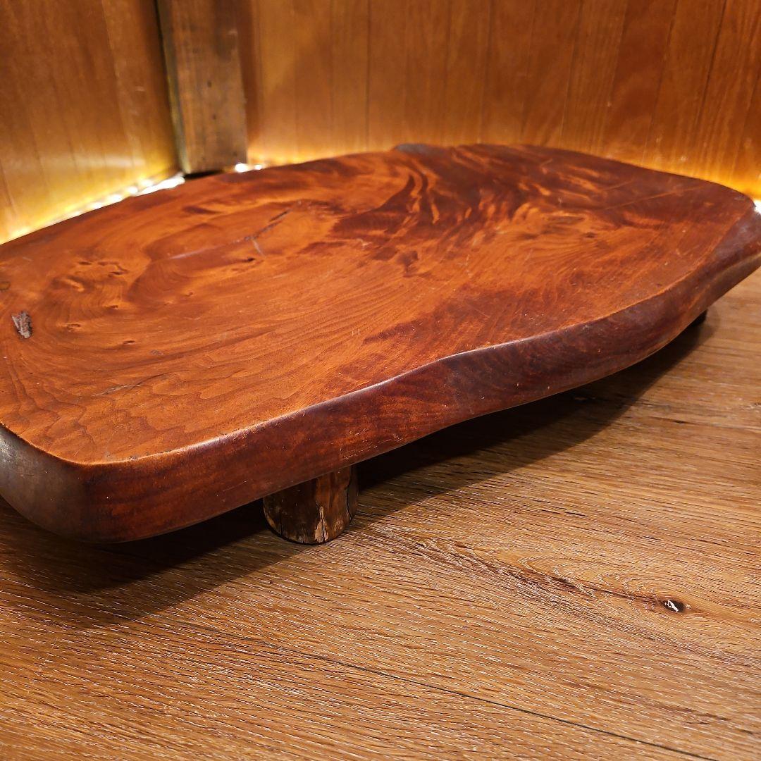 世界遺産 屋久杉 ハンドメイド 台 花台 ディスプレイ台 無垢天然木 一点もの