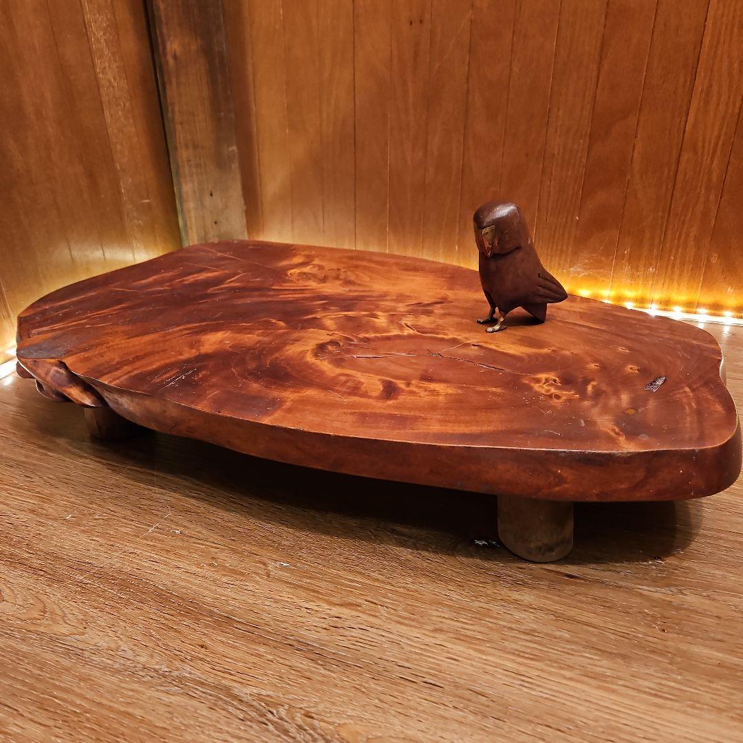 世界遺産 屋久杉 ハンドメイド 台 花台 ディスプレイ台 無垢天然木 一点もの