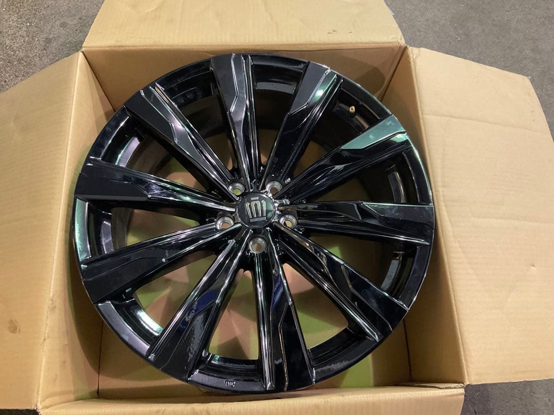 21インチ ブラック ホイール クラウン純正　新車外し