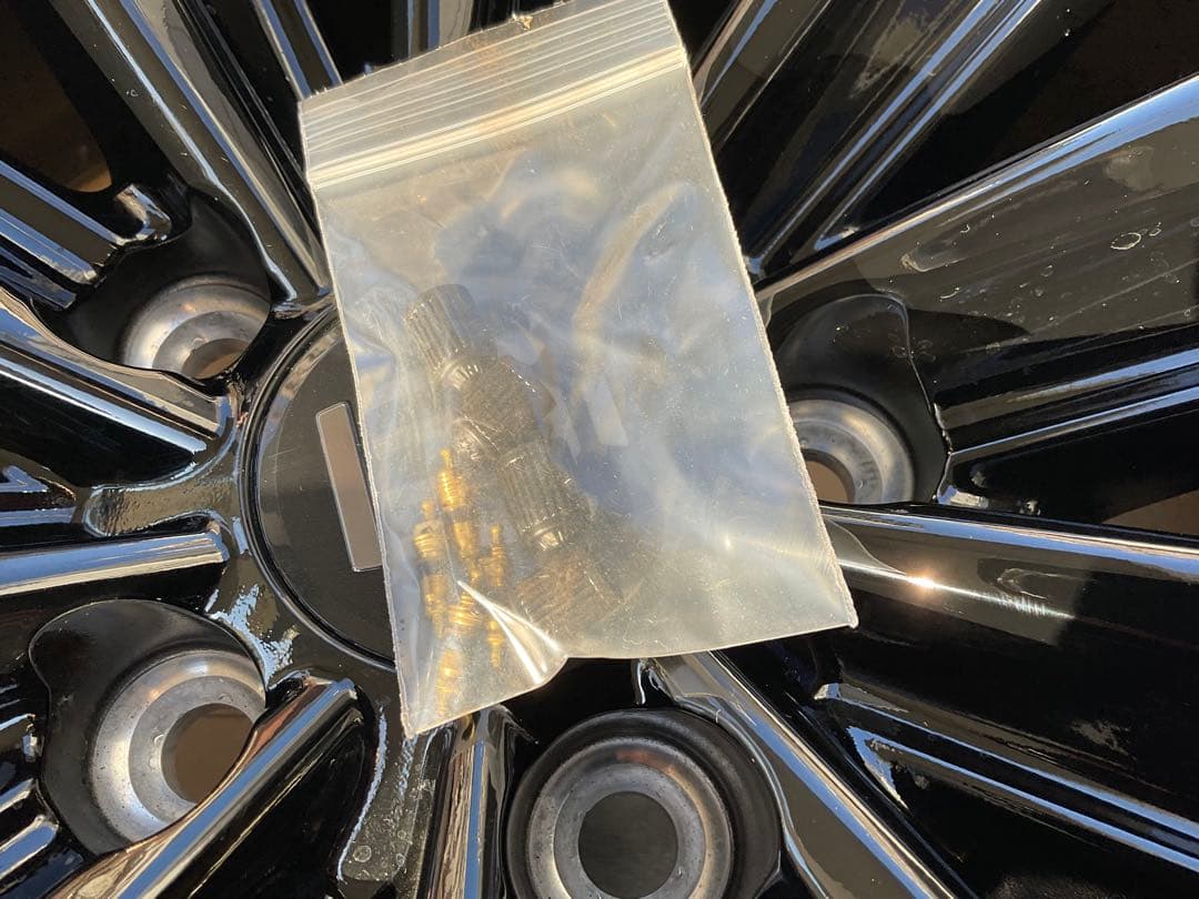 21インチ ブラック ホイール クラウン純正　新車外し