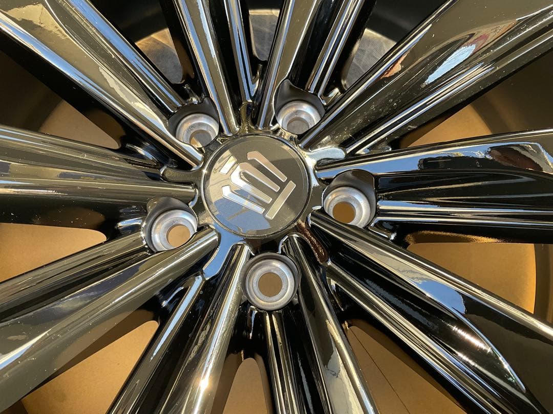 21インチ ブラック ホイール クラウン純正　新車外し