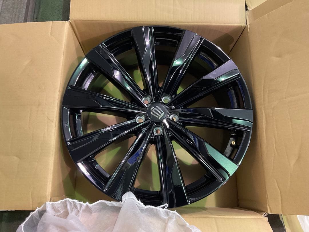 21インチ ブラック ホイール クラウン純正　新車外し