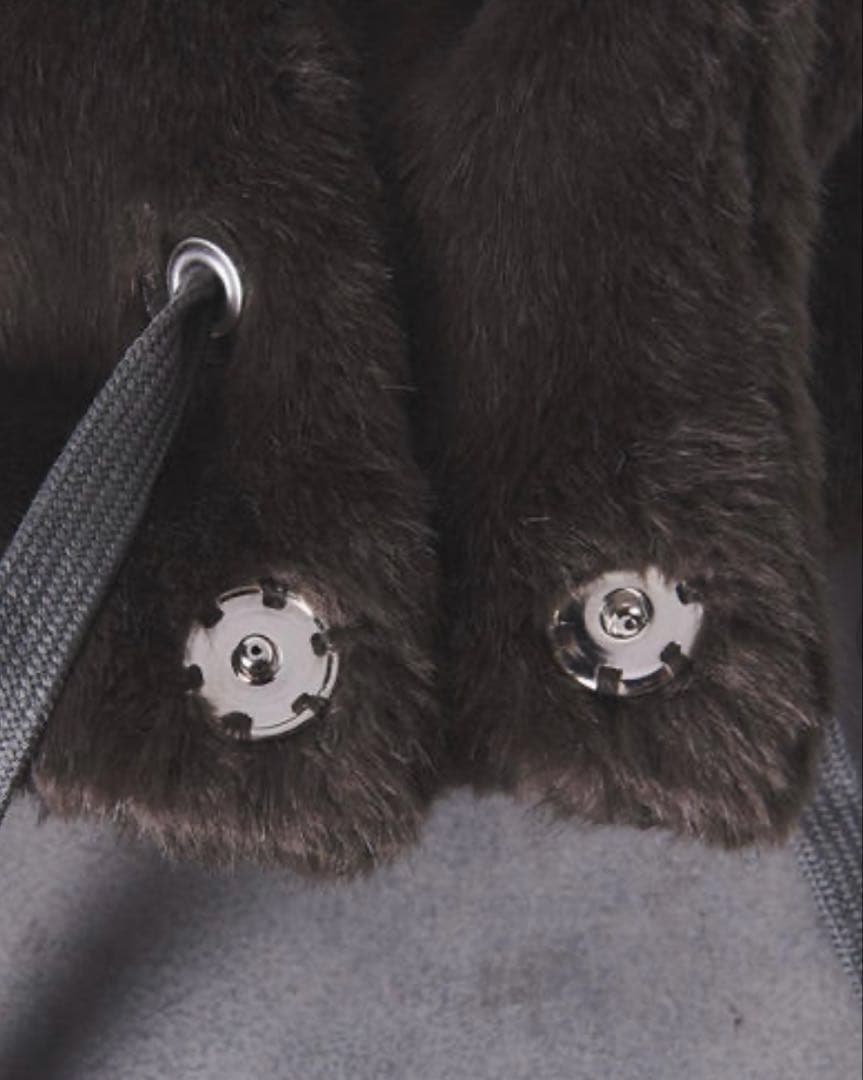 ＜KIJIMA TAKAYUKI（キジマ タカユキ）＞フェイクファー フード