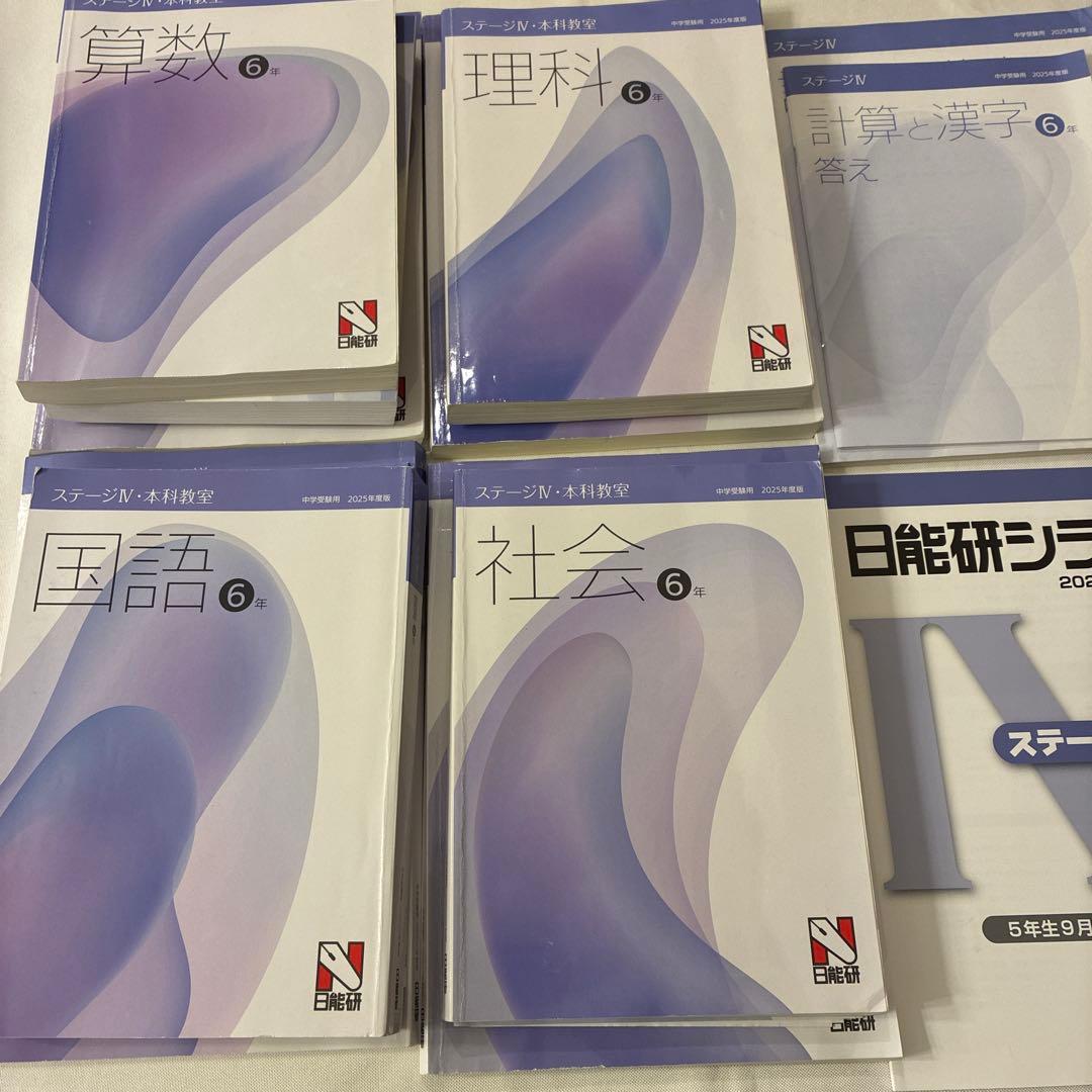 日能研　2025年度　6年　前期等