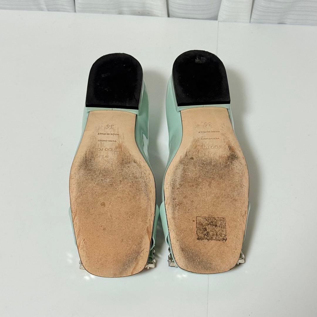 ⭐️未使用級⭐️　セルジオロッシ　SR1 フラットシューズ　ビジューバックル