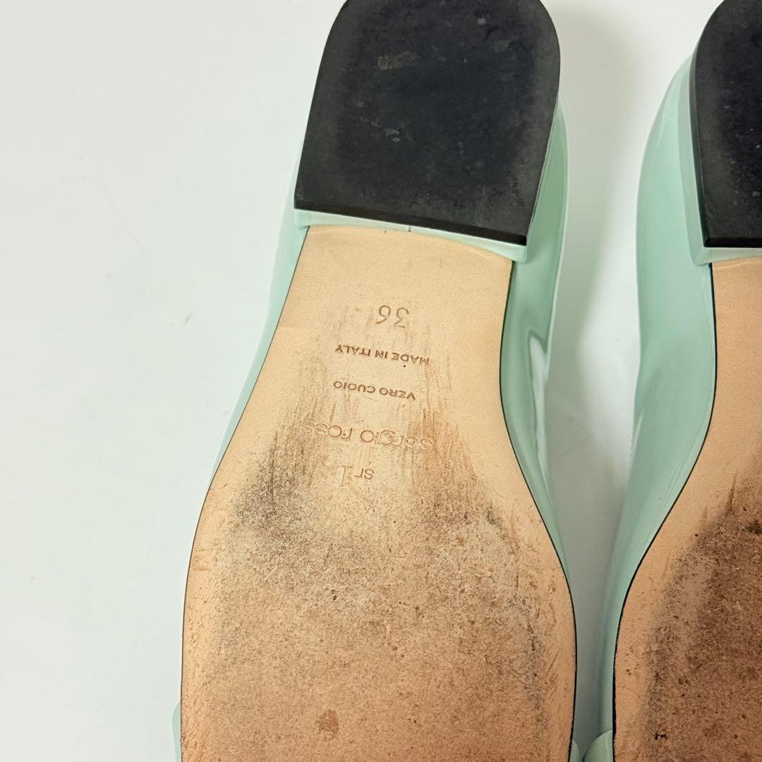 ⭐️未使用級⭐️　セルジオロッシ　SR1 フラットシューズ　ビジューバックル