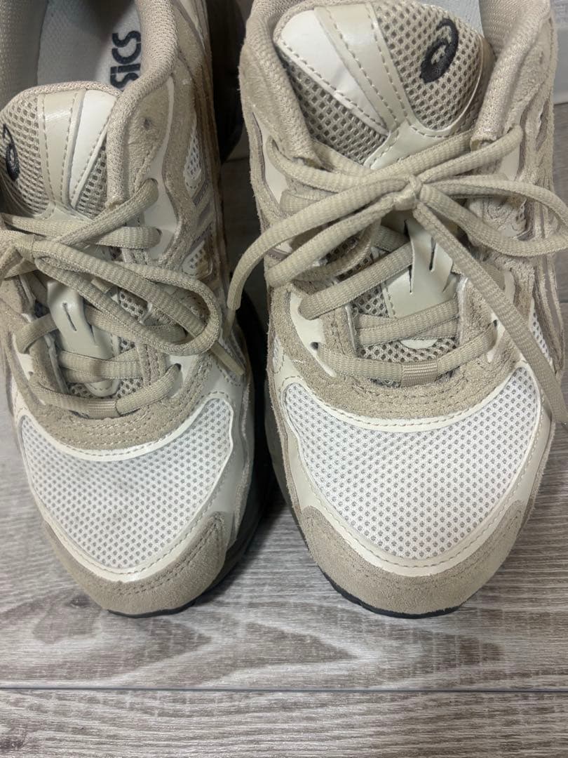【美品】Asics Gel-NYC \"Cream / Putty\" 25.0cm