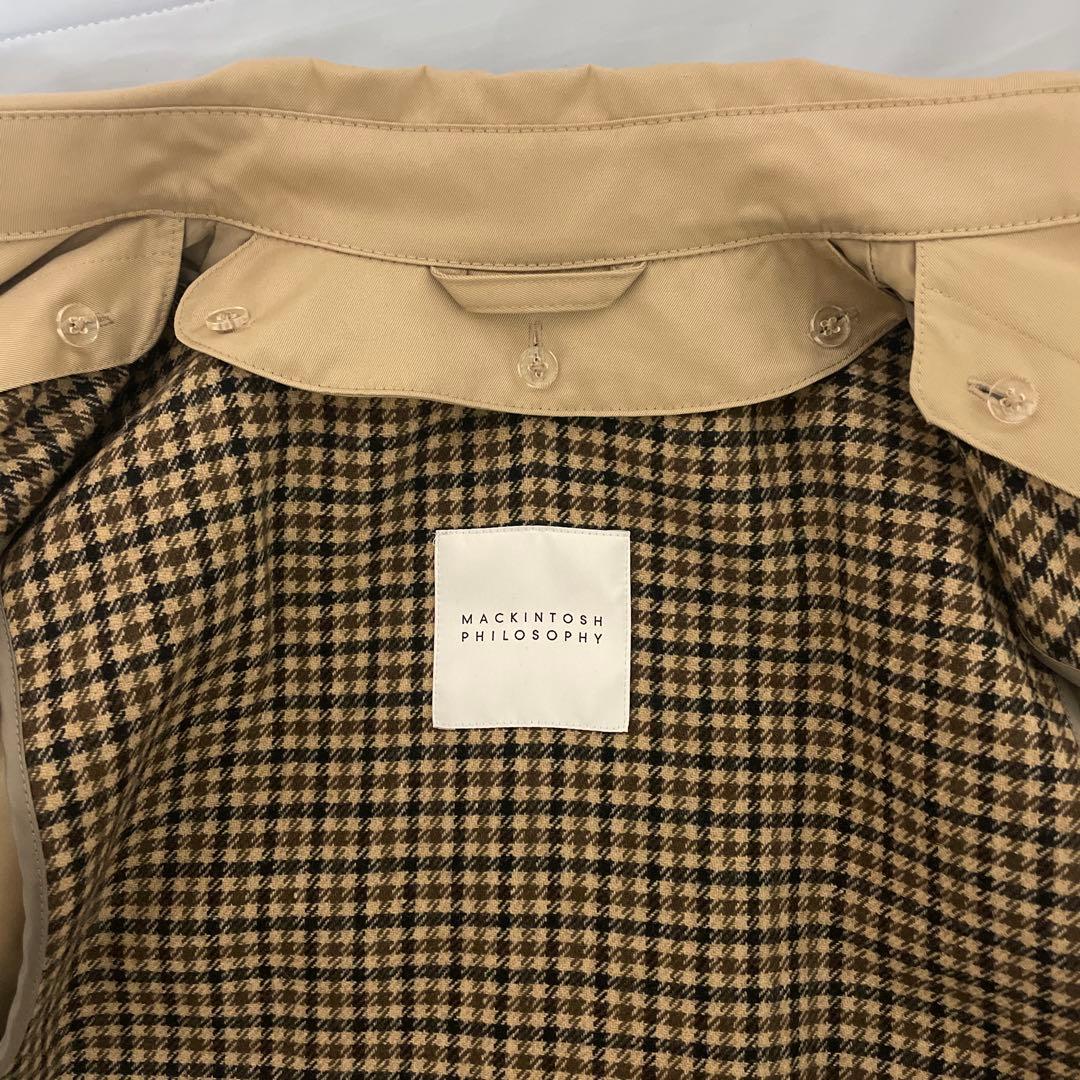 【pon】マッキントッシュフィロソフィー トレンチコートベージュサイズ36