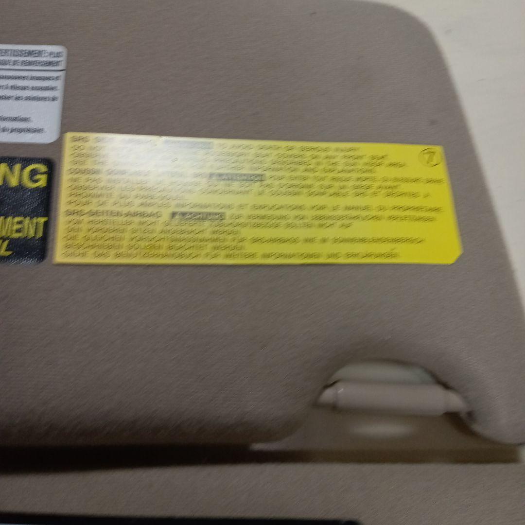 LEXUS　RX３３０　アイボリー　サンバイザー　純正　ハリアー　３０