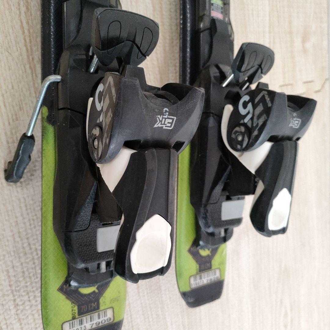 Salomon スキー板 70 CM グリーン/ブラック