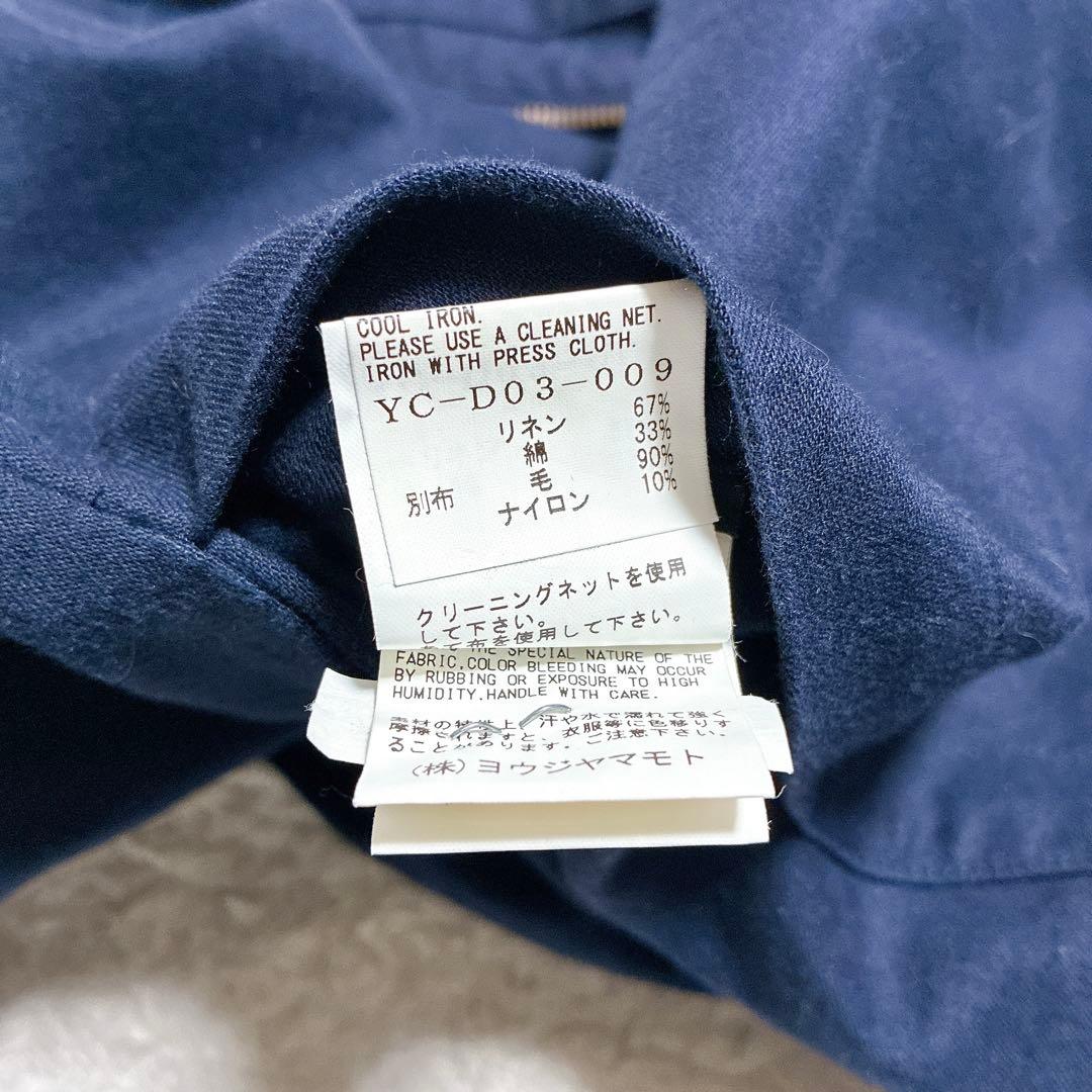 Y'S ワイズ　2019AW ロングコート　ロングワンピース　リネン混　マキシ