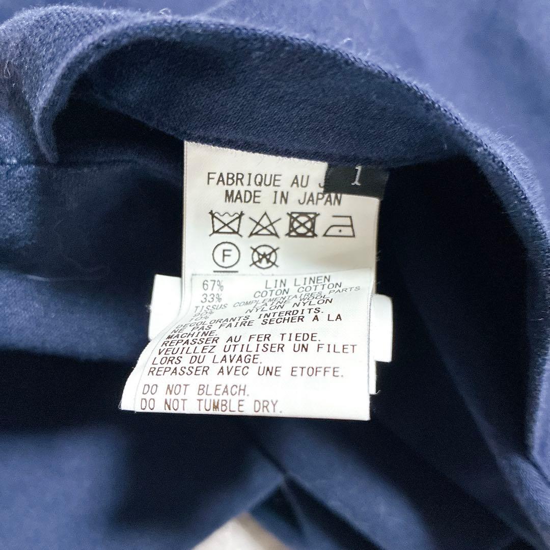 Y'S ワイズ　2019AW ロングコート　ロングワンピース　リネン混　マキシ