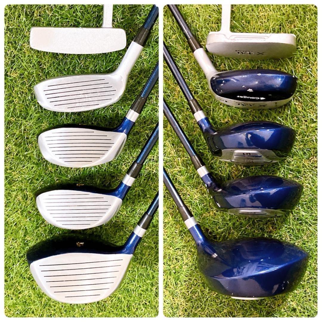豪華13本 Cougar クーガー メンズゴルフセット 初心者 フルセット 右