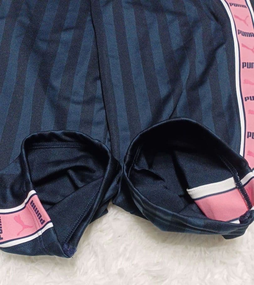 PUMA プージャジャージ セットアップ ネイビー ピンク S