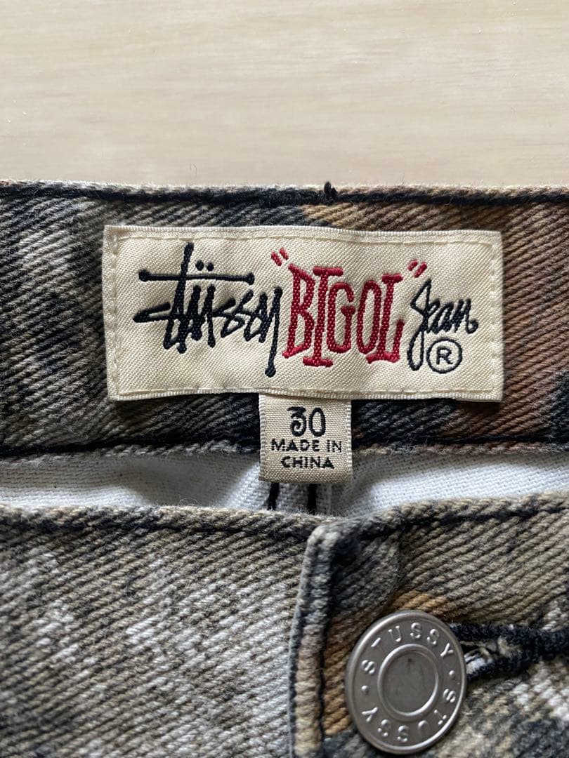 スイカ【美品】stussy bigboy realtree size30