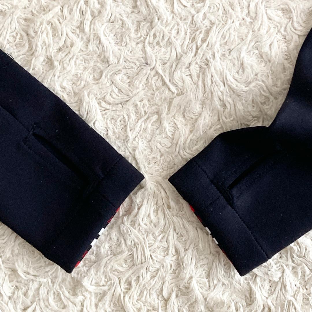 レア 美品　バーバリー　クロップド　ジャージ　ロゴ　刺繍　ストライプ