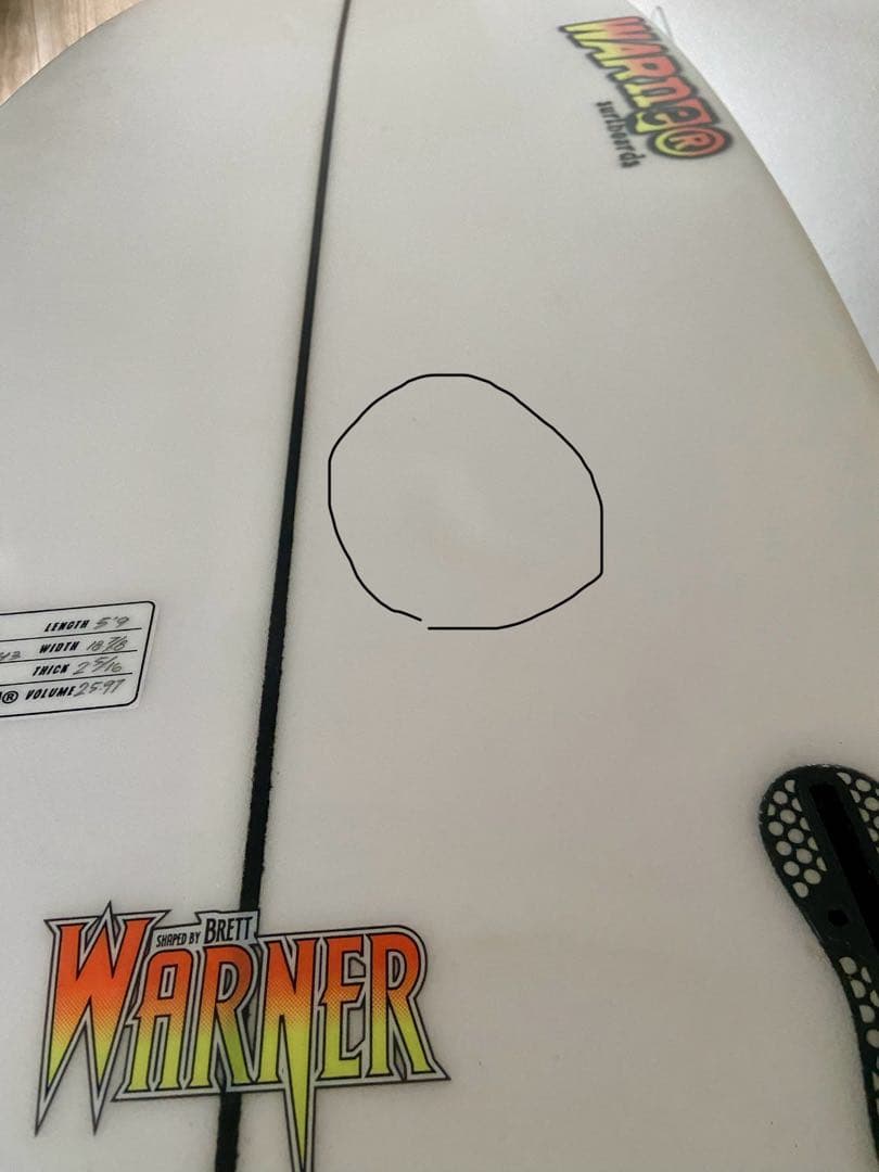 ワーナー サーフボード warner 伊藤リアル　クイックシルバー　1975