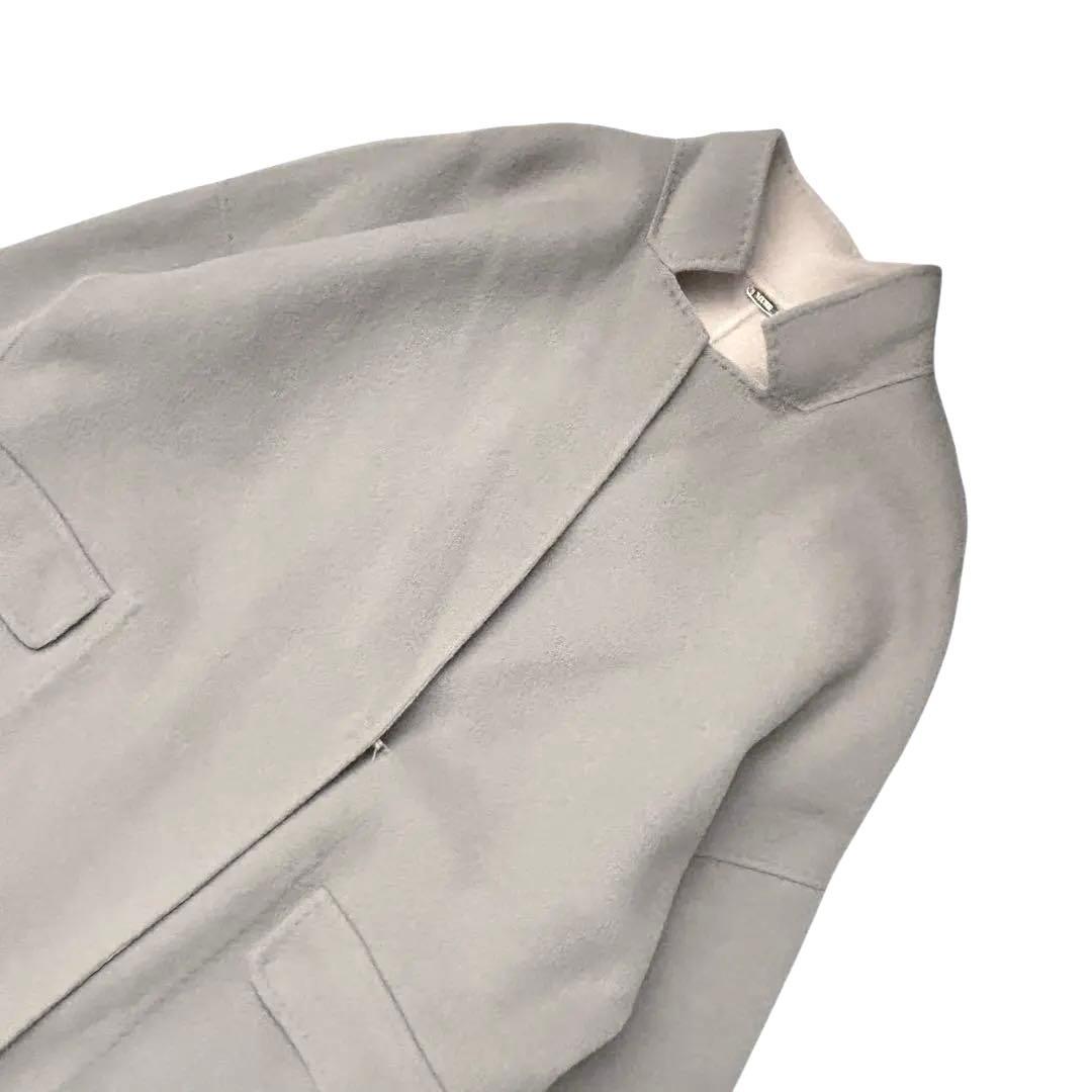 美品✨ミューズドゥーズィエムクラス＊ハミルトンウールリバーコート リバーシブル