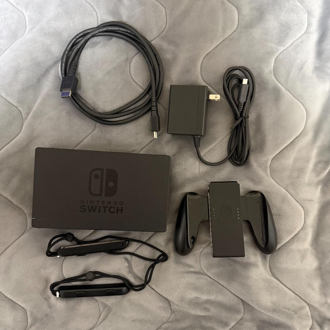 Nintendo Switch 本体 グレー 初期型 未対策機 おまけ付き