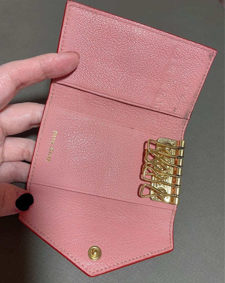 miumiu ラブレターキーケース