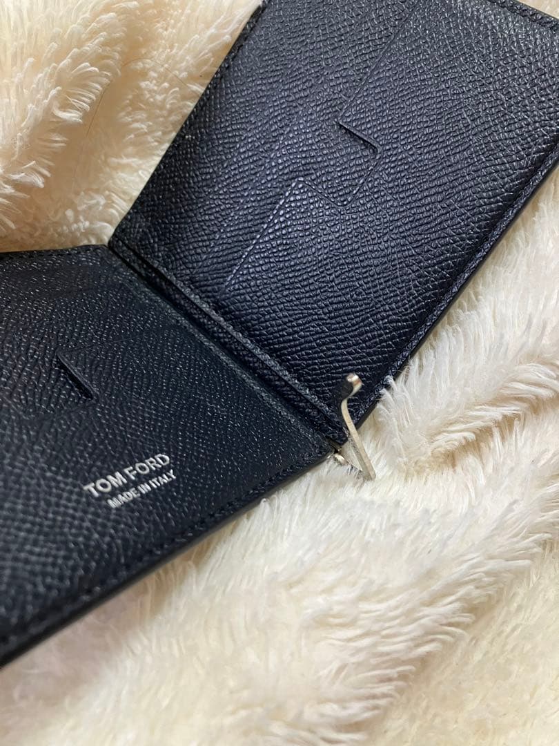 TOM FORD レザー マネークリップ
