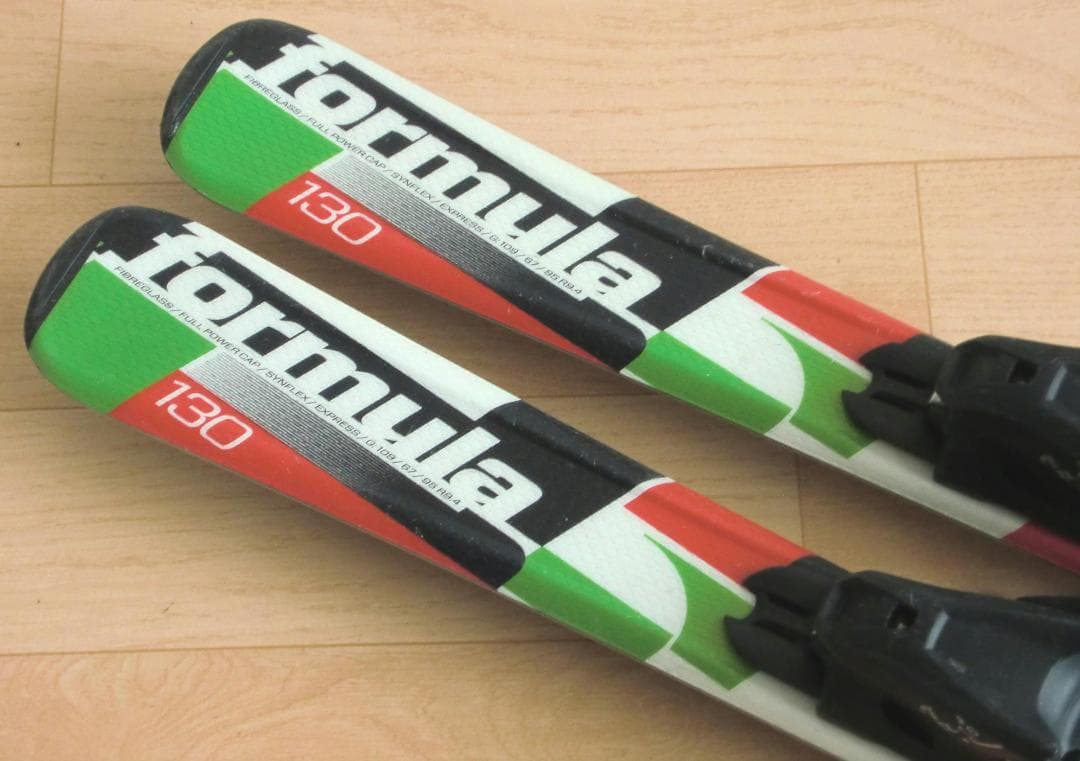 ■■送料無料■ELAN■ジュニア用スキー4点セット■板130/靴24■WAX済■