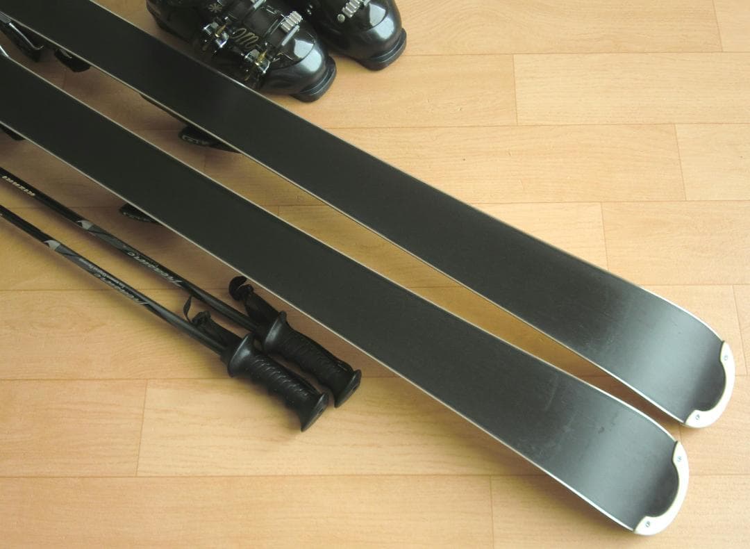 ■■送料無料■サロモン■女性用スキー4点セット■145/24.5■メンテ付■■