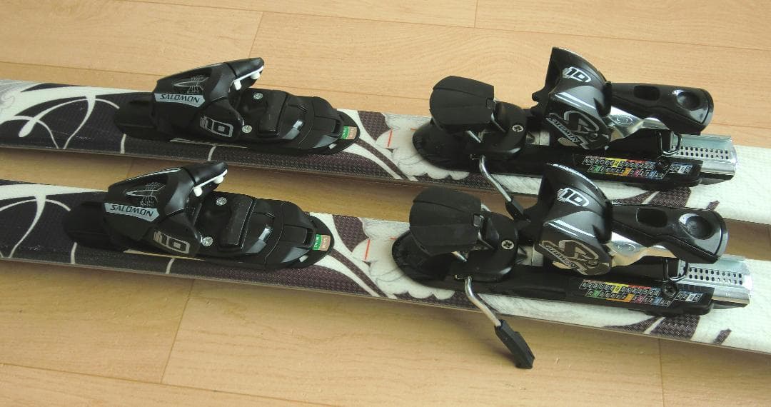 ■■送料無料■サロモン■女性用スキー4点セット■145/24.5■メンテ付■■