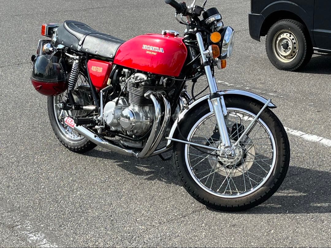 旧CB400F ショート管マフラー/398/408 CB400Four