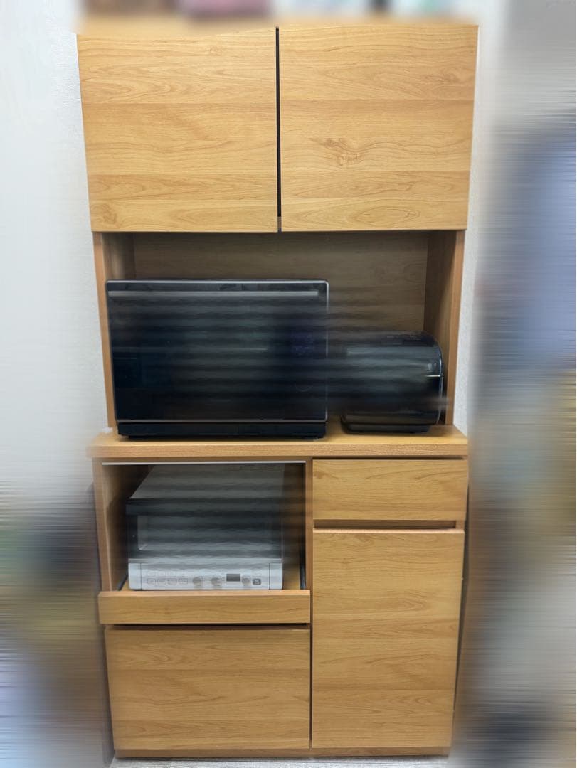 最終値下げ！[幅88] 食器棚 キッチン収納 日本製 LOWYA