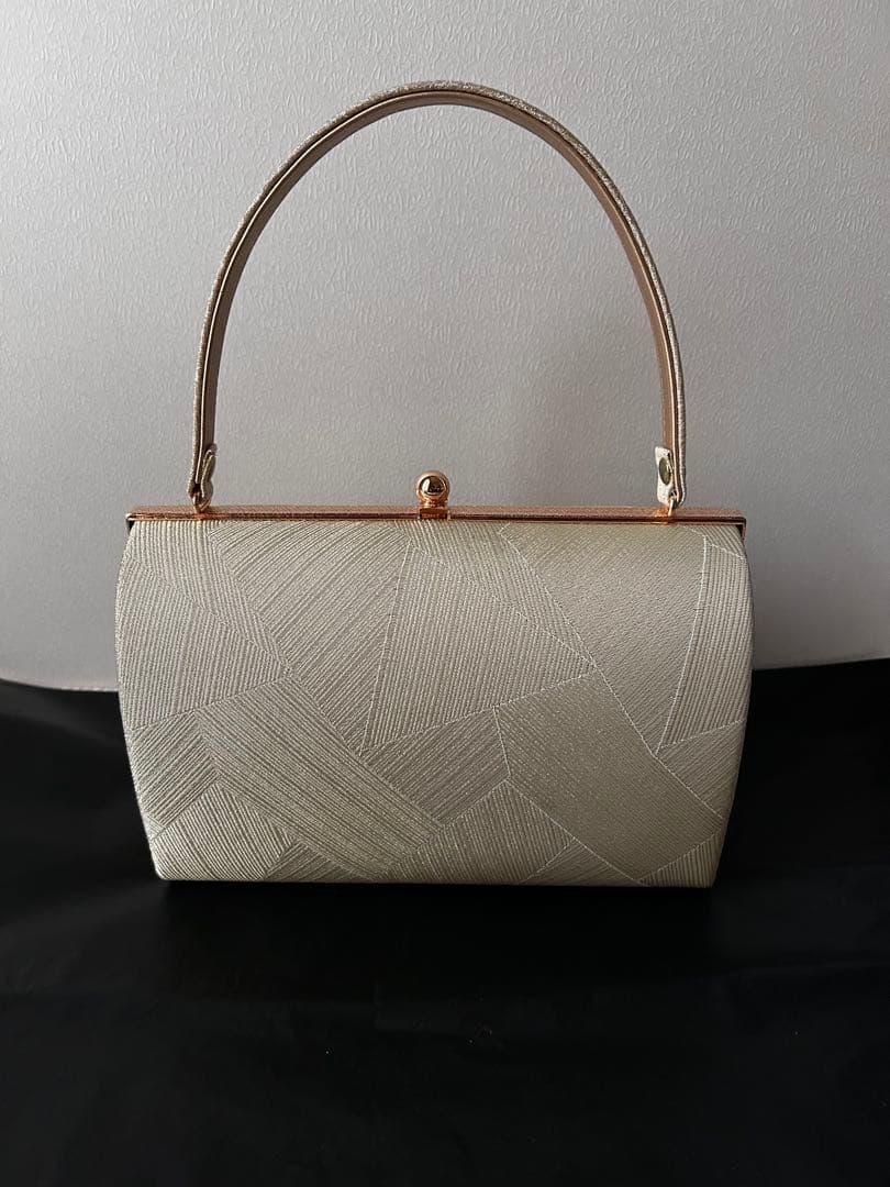 礼装用　ゴールド草履バックセット　　　　　　　正装用　フォーマル