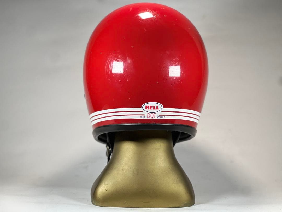 Sシェル！Bell Moto3 赤　レッド　フルフェイス　ビンテージヘルメット