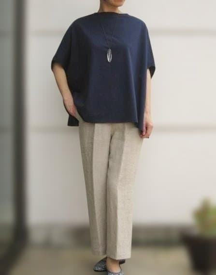 ババグーリ　未使用近　オーガニックコットン　ワイドプルオーバー　ヨーガンレール