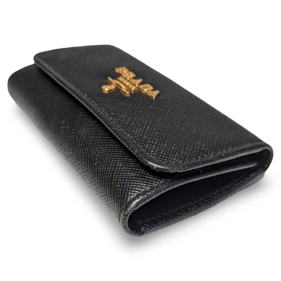 ぷりん【極美品】PRADA ブラックレザーキーケース