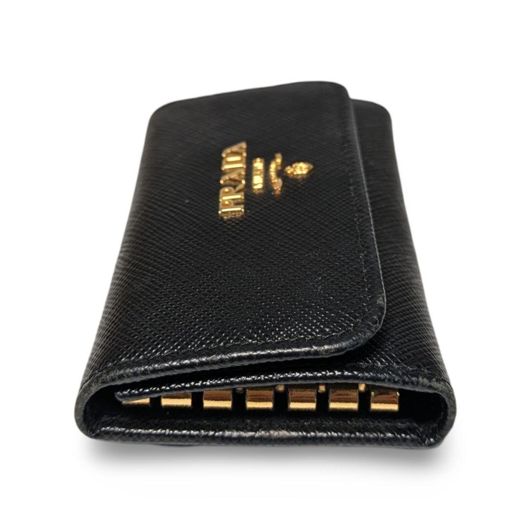 ぷりん【極美品】PRADA ブラックレザーキーケース