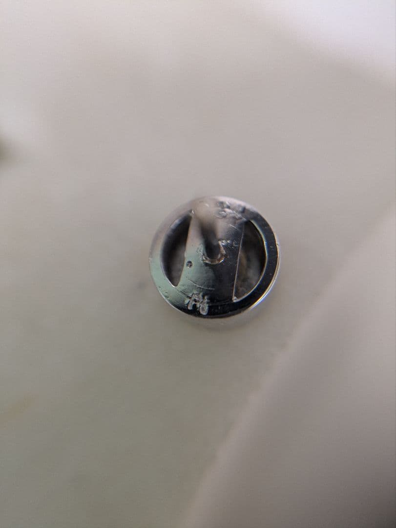 カフスピン プラチナ Pt刻印 ダイヤ 0.24ct ダイヤモンド