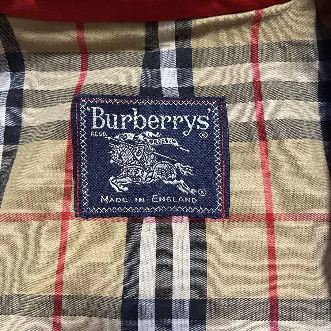 Burberry ロングコート レッド