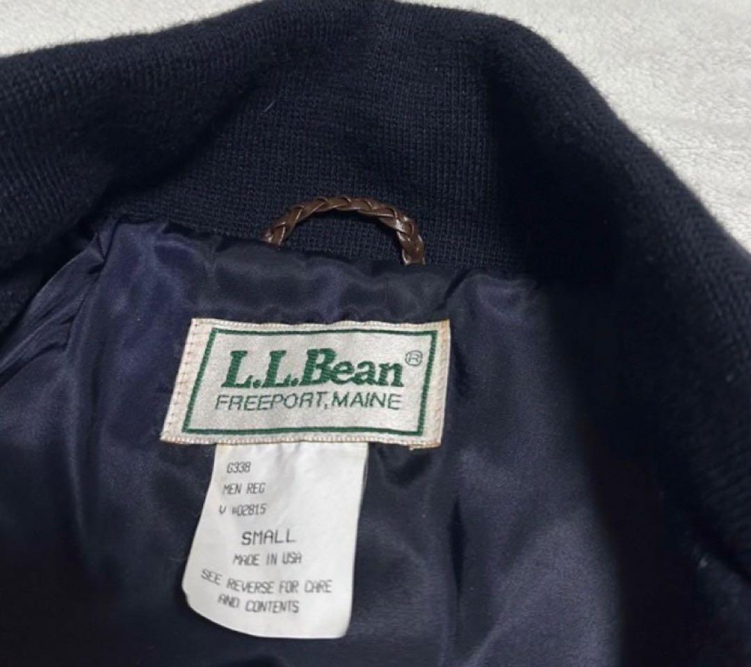80s L.L.Bean ネイビー ウールジャケット S