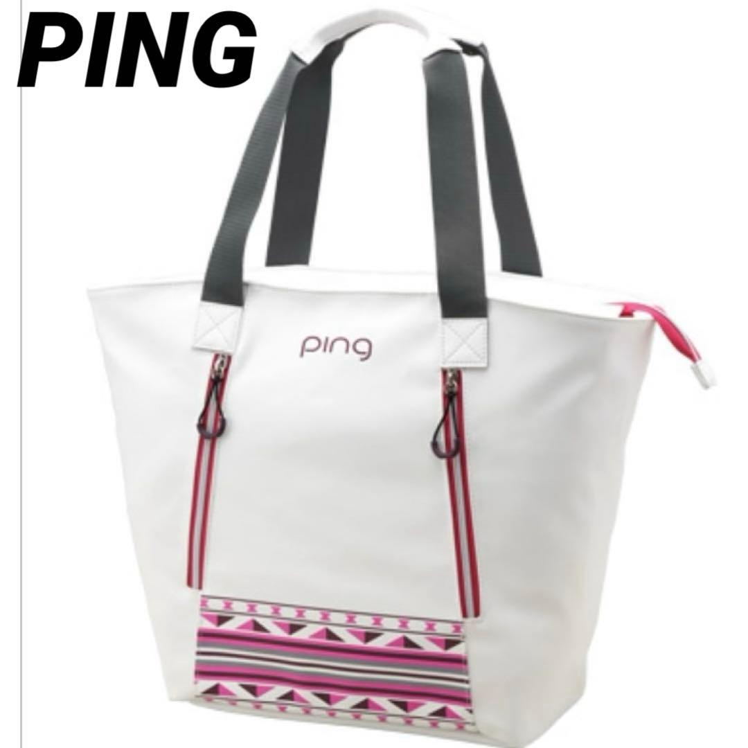 【美品】ピン PING トートバッグ