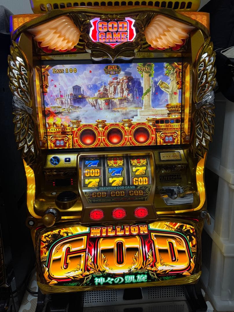 パチスロ ミリオンゴッド 神々の凱旋 実機