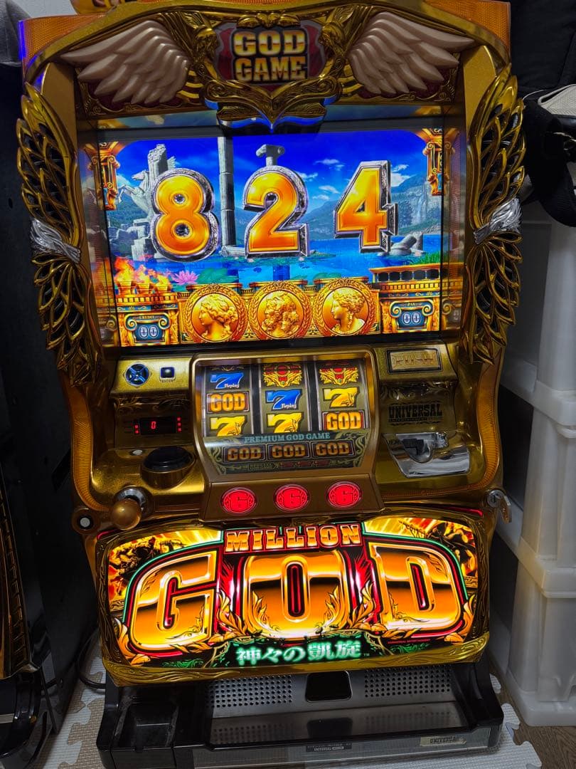パチスロ ミリオンゴッド 神々の凱旋 実機