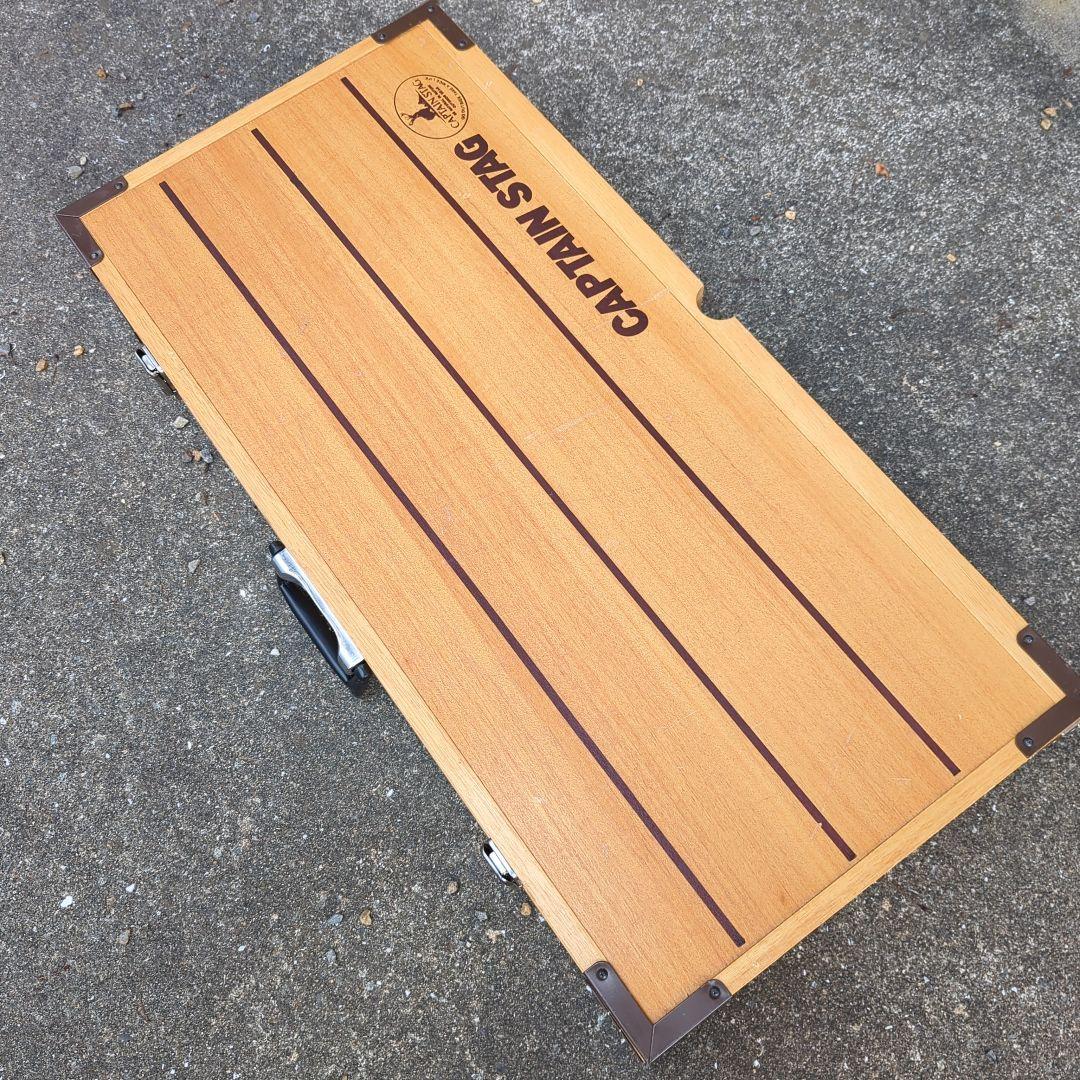 CAPTAIN STAG キャプテンスタッグ 折りたたみウッドテーブル＆チェア