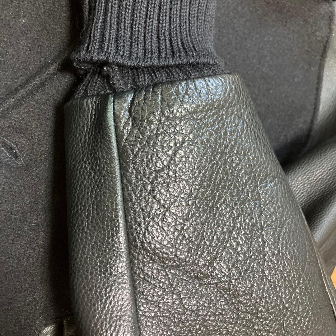 SKOOKUM スクーカム　白タグ　スタジャン ブラック 38 中古　値引❌