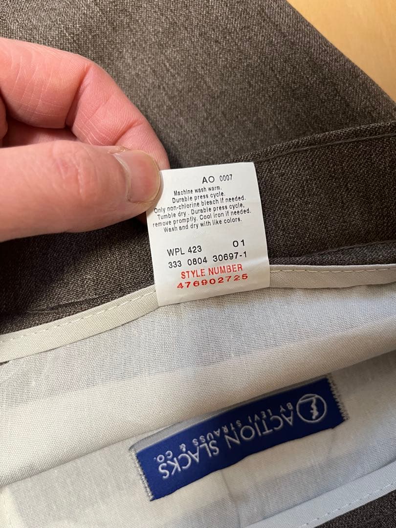 アクションスラックス デッドストック 36 W 32 L