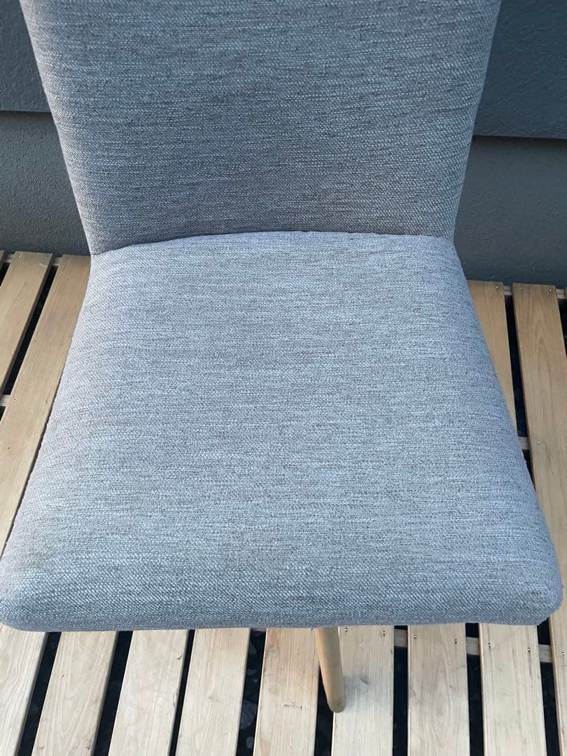 美品　ファブリックダイニングチェア(Nコレクション C-60S NA/NSF